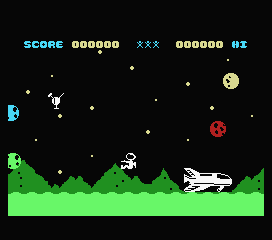 Space Walk screenshot 3 for MSX